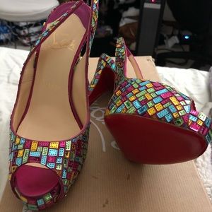 Authentic Christian Louboutin heels size 35 1/2